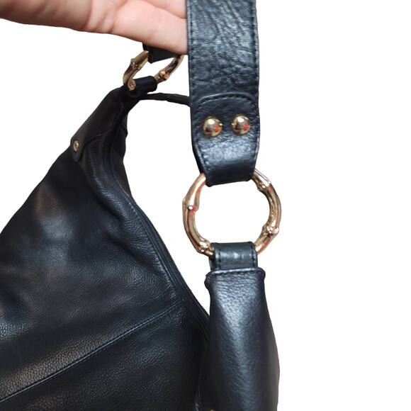 Great American Leather Works Black Leather Purse - Picture 3 of 11